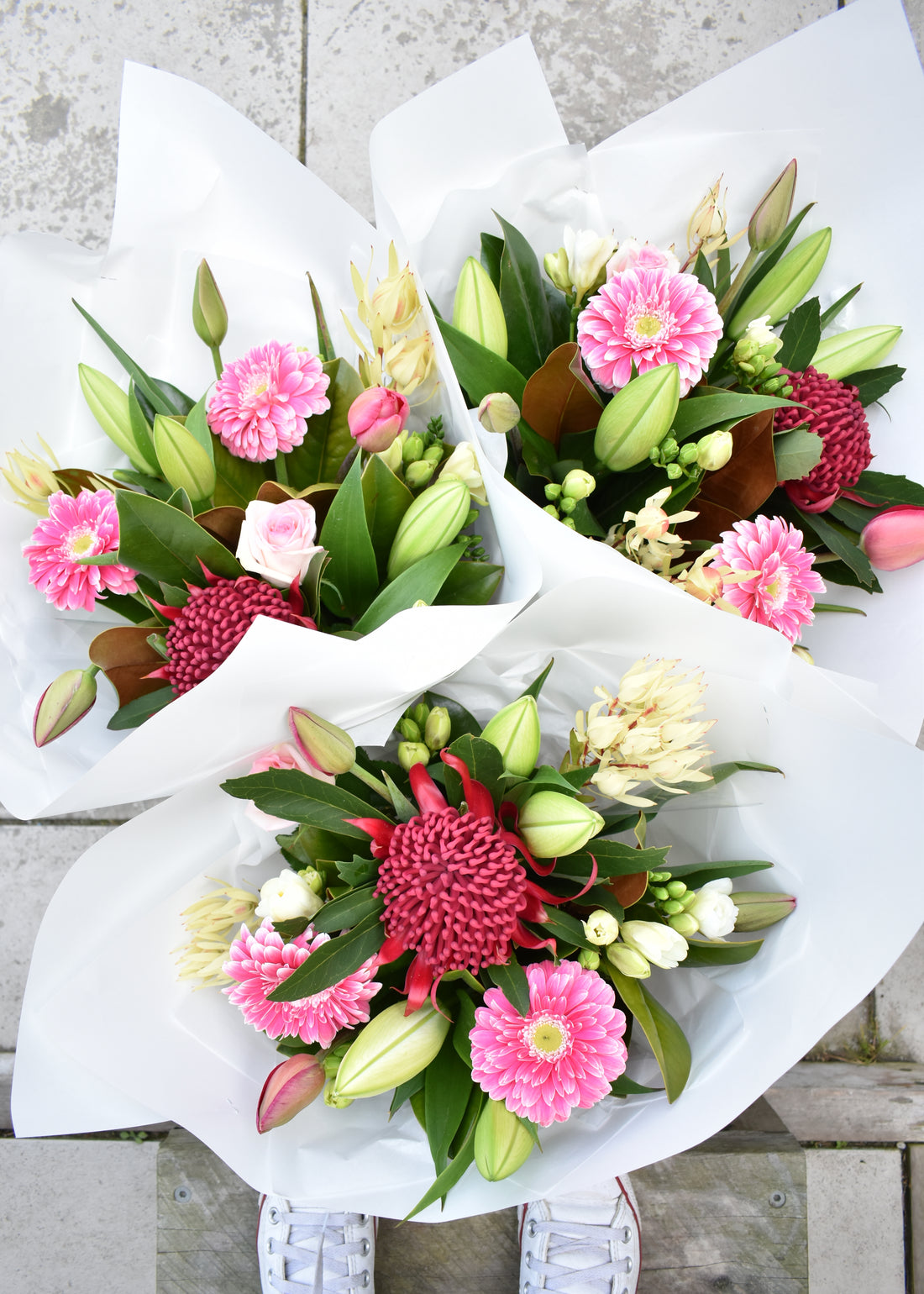 Florist’s Choice Seasonal Bouquet – beautiful fresh flowers arranged by Christchurch florist