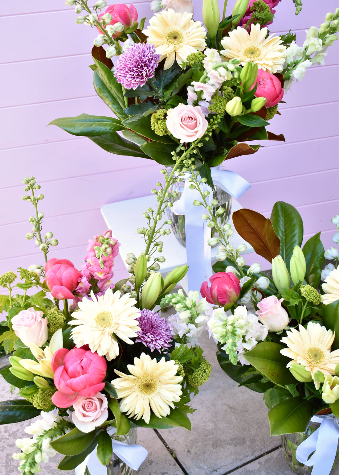 Bouquet &amp; Vase ~ Pastel
