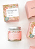Small pale pink boxes containing jar of rose & vanilla handcream